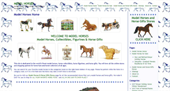 Desktop Screenshot of modelhorses.info