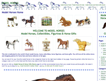 Tablet Screenshot of modelhorses.info